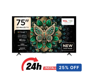 TCL 75 Inch TV C6K Premium QD-MiniLED TV | Precise Dimming