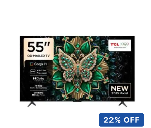 TCL 55 Inch TV C6K Premium QD-MiniLED TV | Precise Dimming